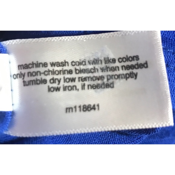 LANE BRYANT 18/20 BLUE INDIGO WOMANS TSHIRT TOP - Picture 6 of 6